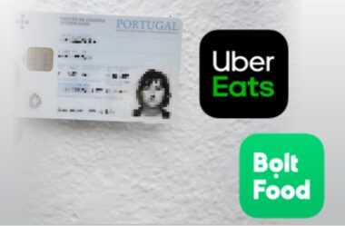 Como tirar fotos de documentos para enviar para Uber Eats/Bolt Food